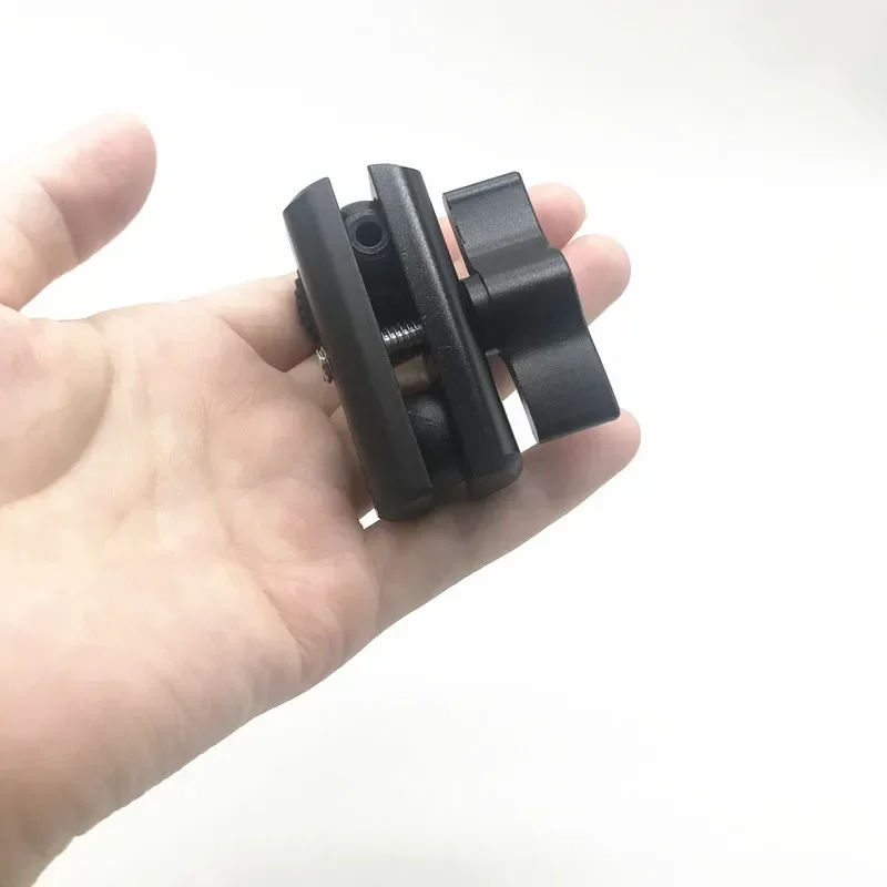 액션 카메라 휴대폰용 더블 소켓 암, 볼 마운트 클램프, GPS 홀더 액세서리, 15mm, 16mm, 17mm