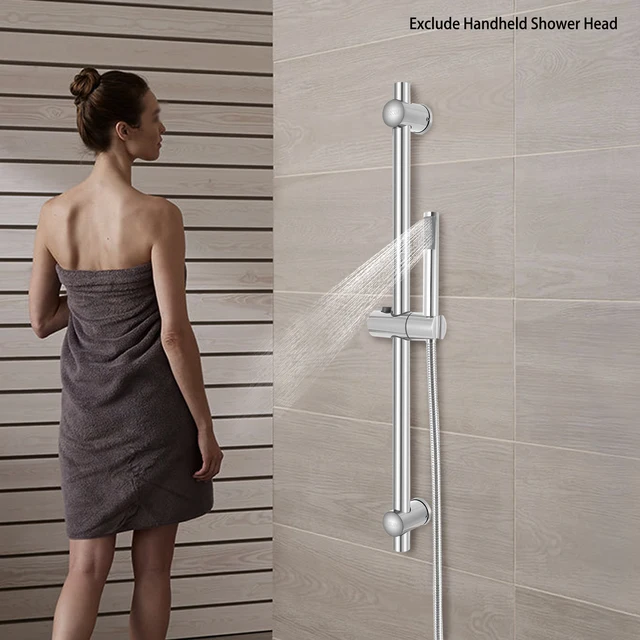 Shower Slide Bar Shower Head Holder Adjustable Shower Rail 304