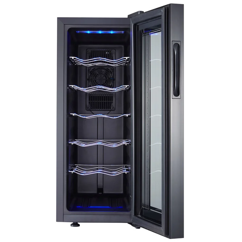 Silent Small Wine Refrigerator 12 Bottle Wine Cellar Cooler Fridge the Rmoelectric Cooling Cabinet