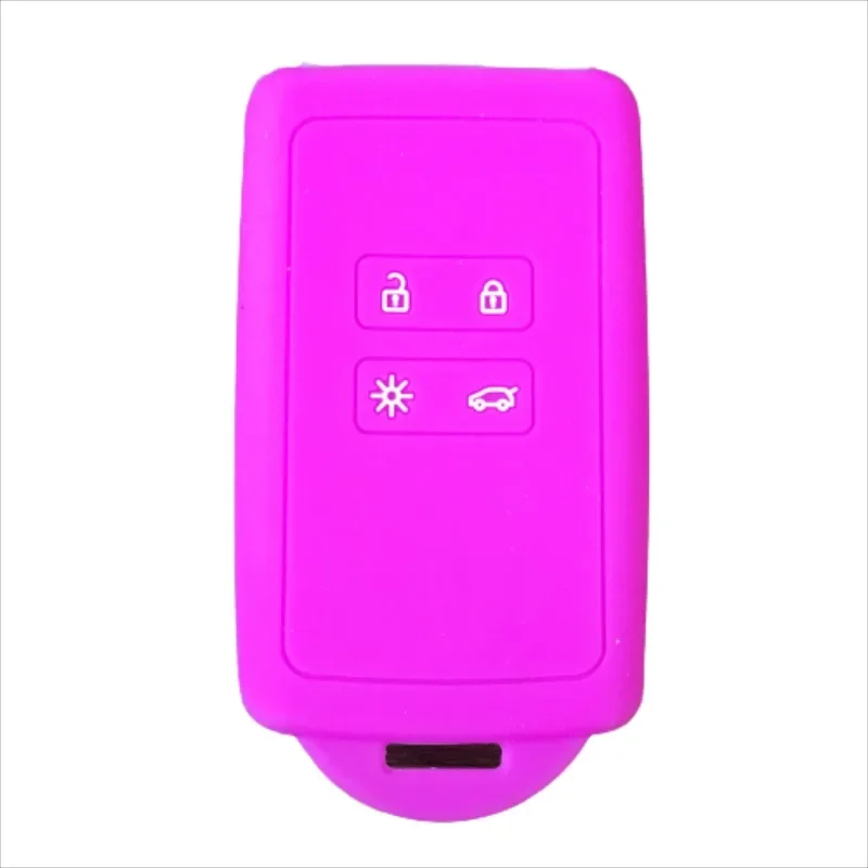 Silicone Car Key Case Cover For Renault Koleos Kadjar Arkana for Samsung QM5 Megane 4 Card Smart Keys Shell Set Accessories key case cover key case car key shell