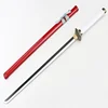 Cosplay Theatrical Uchiha Sasuke Katana Red Sword Weapon Role Playing Sasuke Wood 106cm Model Prop 2