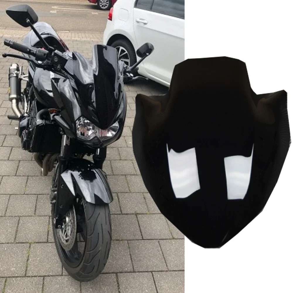 Pare-brise Double Bulle Pour Kawasaki Z750 Z1000 (2003-2006) - Noir | Protection Vent Et Confort Moto