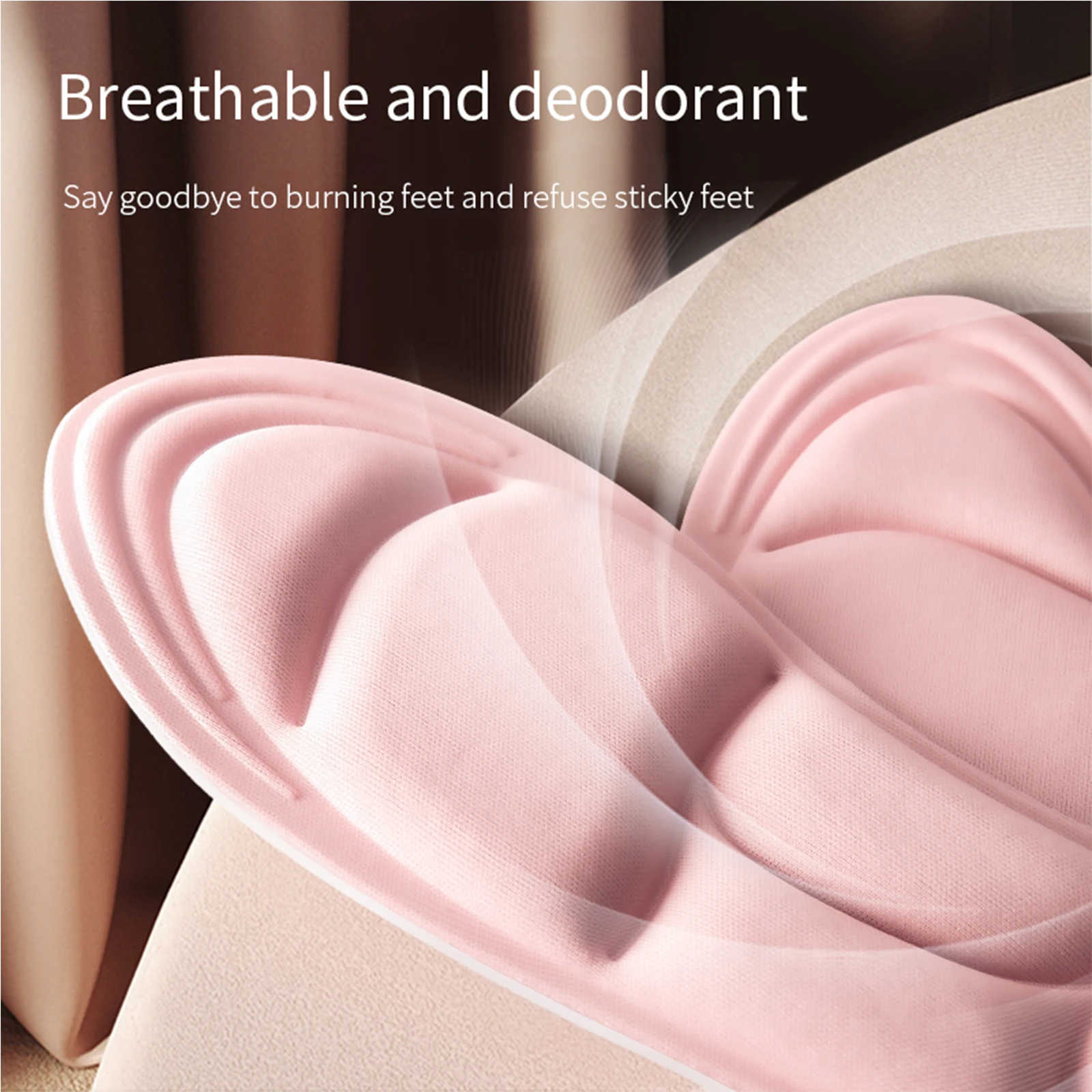 5D Memory Foam Shock Absorbant Sports Insoles Sneaker Women Men Flat Feet Arch Support Massage Plantar Fasciitis, shoe insoles, orthopedic insoles