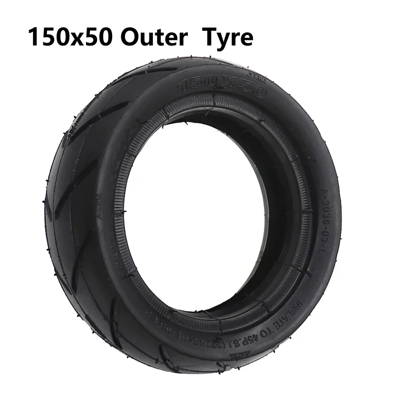 HOTA 6 Inch 150x50 Scooter Outer Tire Inner Tube 6x2 for Electric Scooter F0 Wheel Chair Truck Pneumatic Tyres