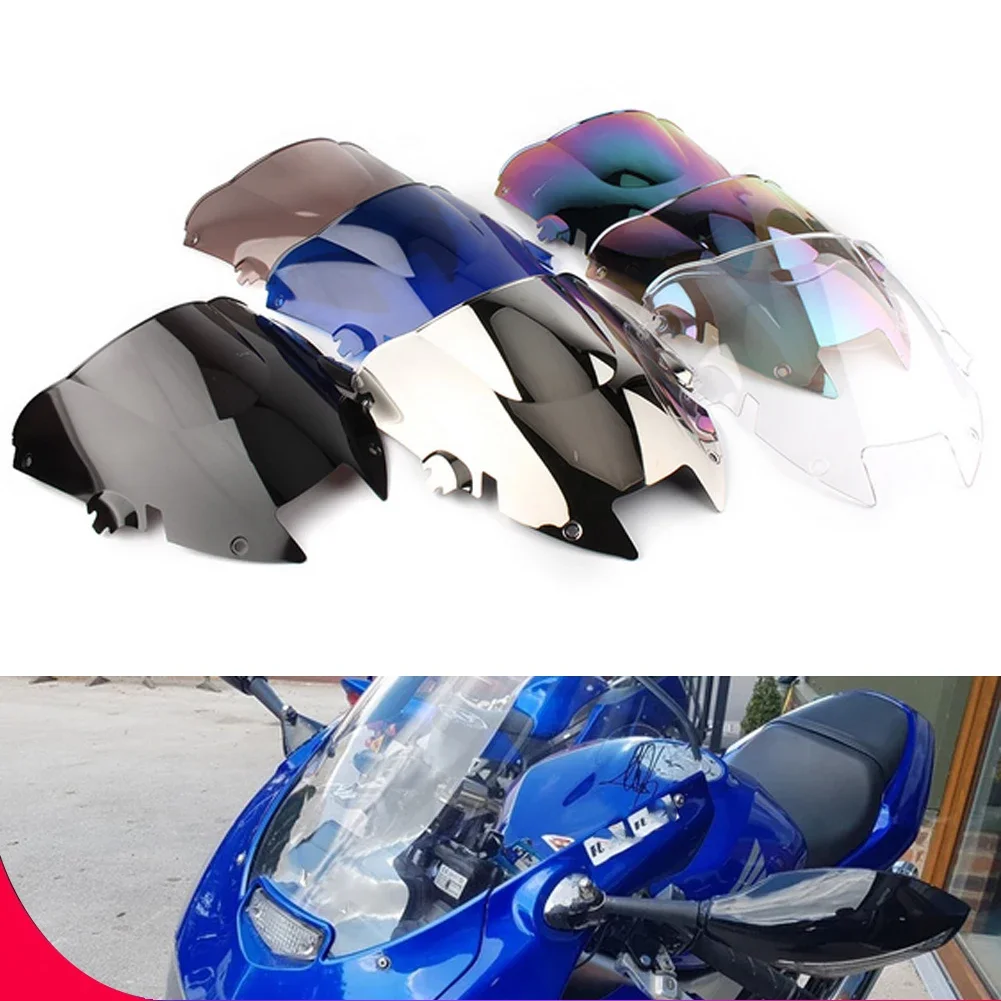 Мотоциклетное ветровое стекло с двойными пузырьками раньше для Honda VTR1000F VTR1000 VTR 1000F 1997-2005 2001 2002