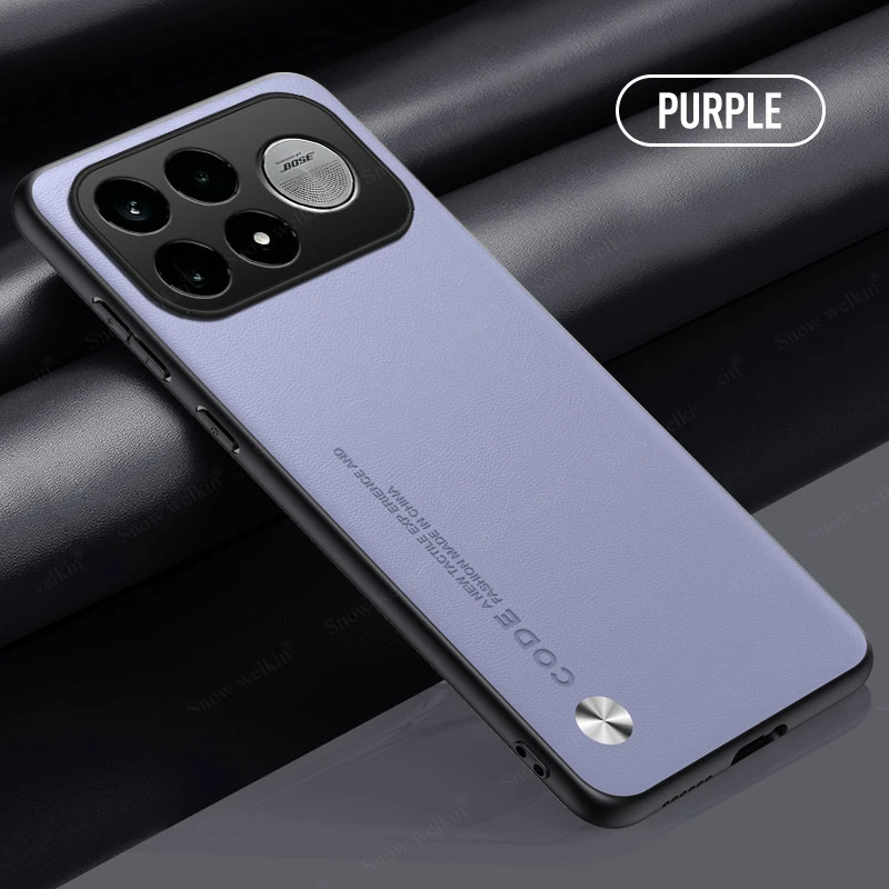 Luxury PU Leather Shockproof Silicone Phone Case Cover