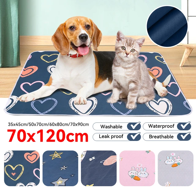 Dog Pee Pad Blanket Reusable Absorbent Diaper Washable Puppy Training Pad  Pet Bed Urine Mat Car Seat Cover For Pet - Dog Beds/mats - AliExpress