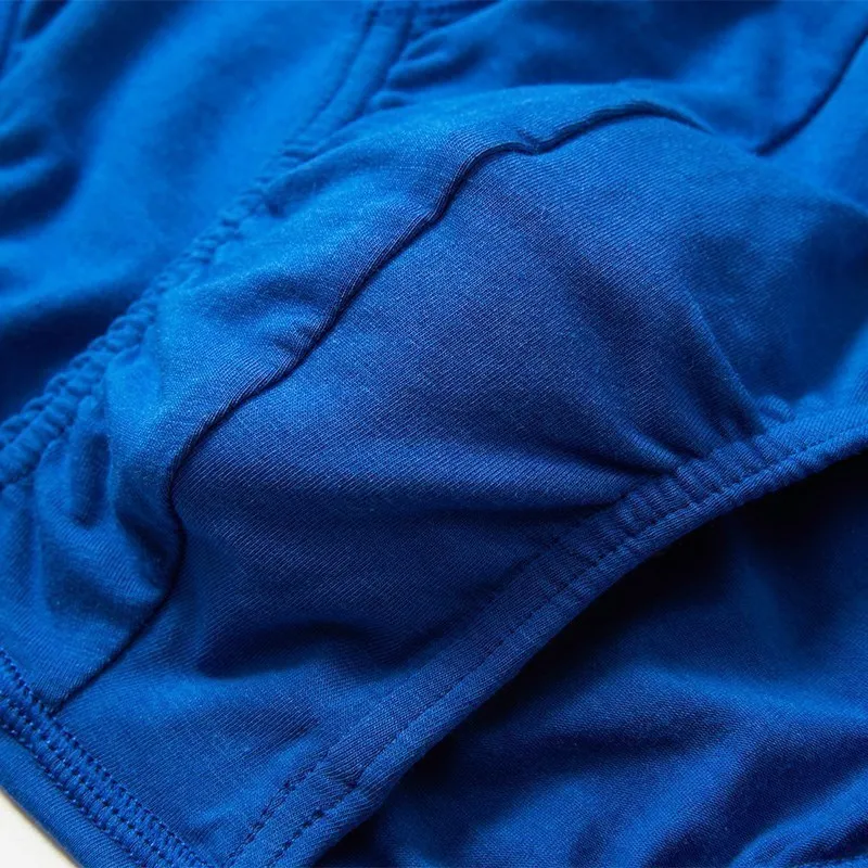 6Pcs/lot Cotton Breathable Men Underwear Mens Briefs Male Large Size Comfortable Solid Color Underpants Fashion Man Panties