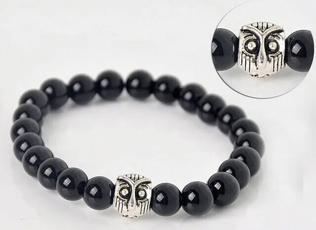 

IQRAH Black Agate Stone Bracelet