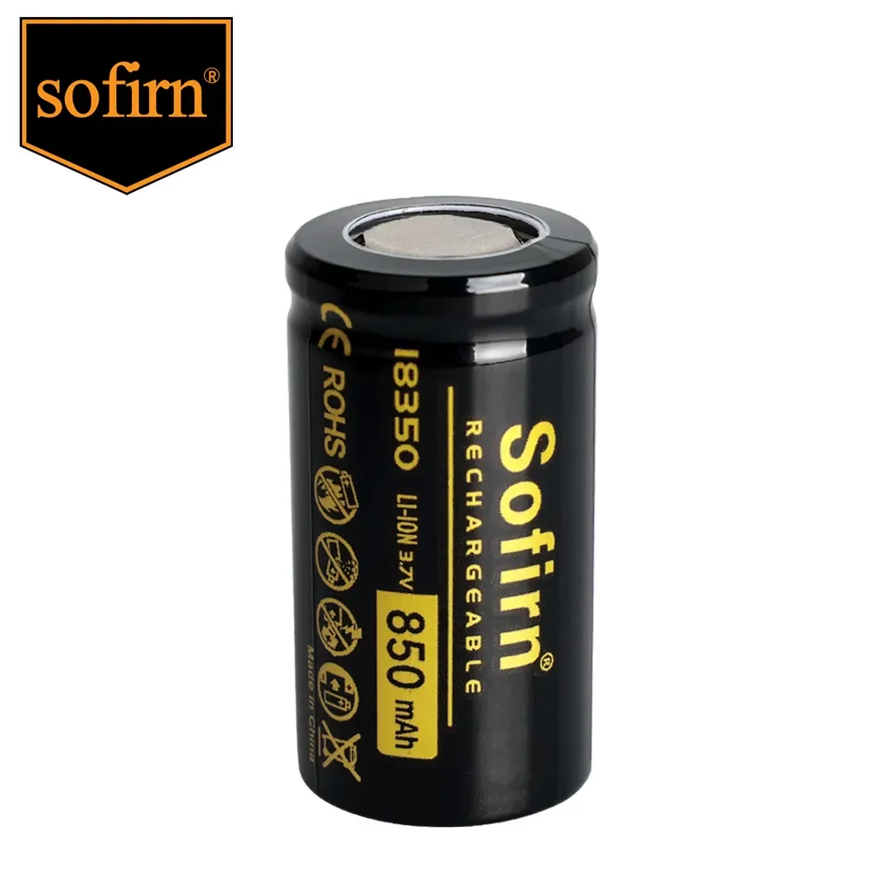 Sofirn 18350 1100mah Sofirn SP40 SP40A 헤드램프용 상단 헤드 충전식 3.7V 리튬