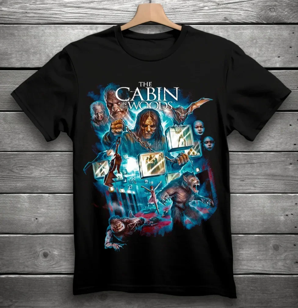 

The Cabin In The Woods Movie Horror T-Shirt Black S-3Xl
