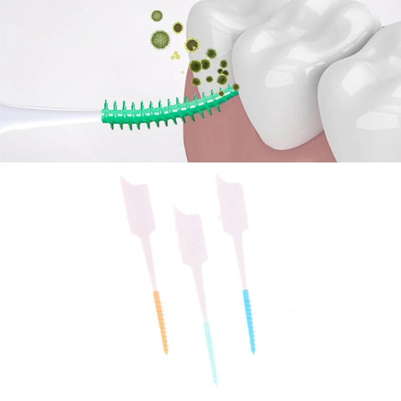 20/40Pcs Interdental Brush Cleaning Between Teeth Oral Care Toothpick Dental Tool Floss Orthodontic Oral Dental Hygiene Tool