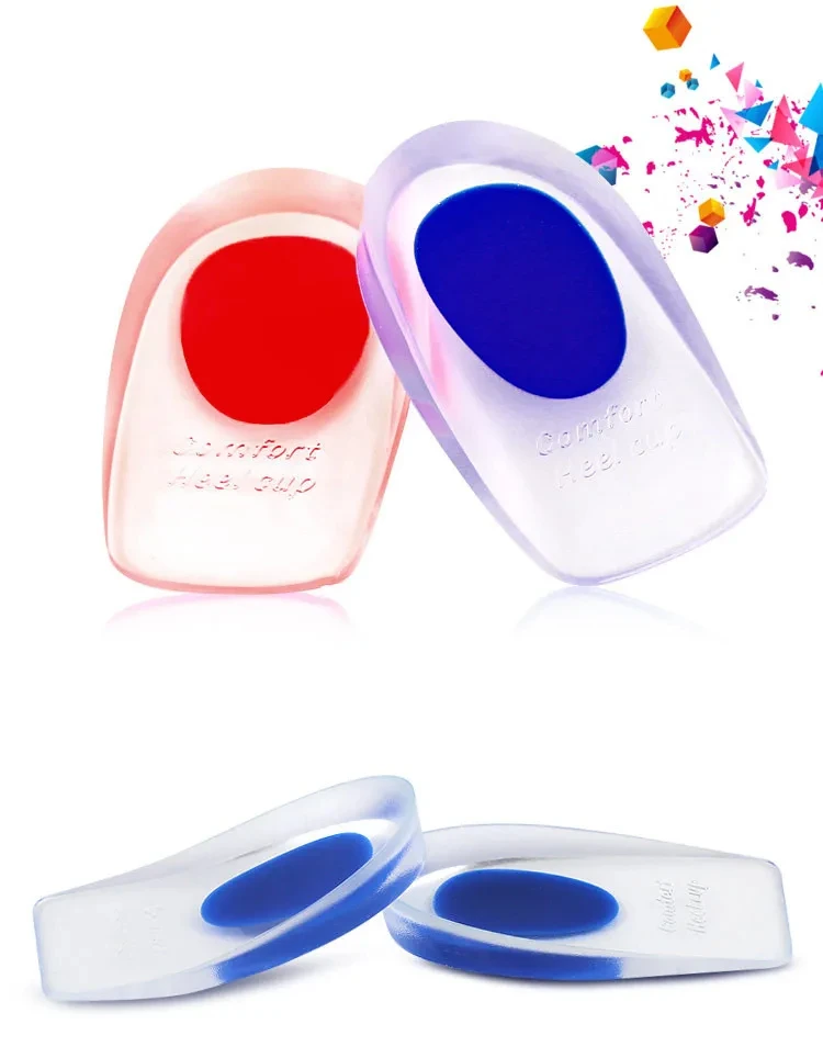 Plantar Fasciitis Templates Men Women Orthopedic Insole Arch Support Height Increase Silicone Shoe Pads Shock Absorbing_voghion.com