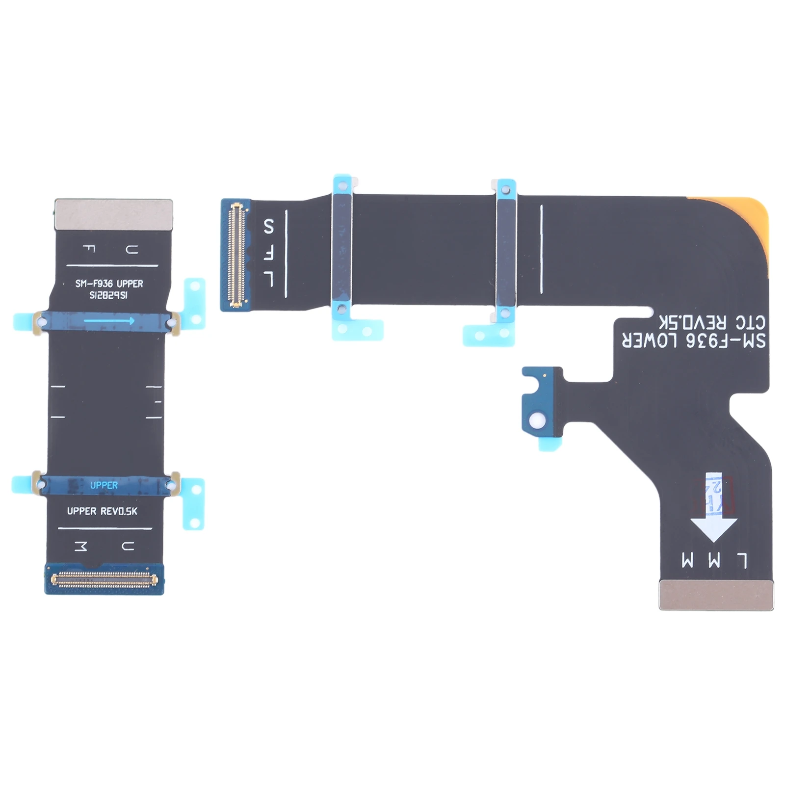 1 Pair Spin Axis Flex For Samsung Galaxy Z Fold4 SM-F936B Phone Flex Cable Repair Replacement Part