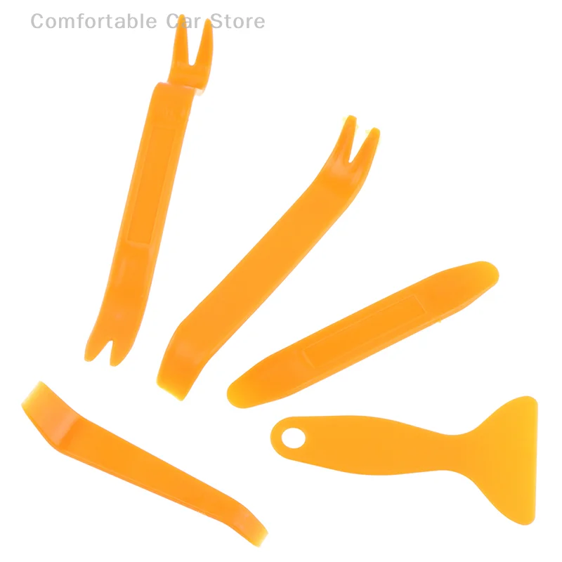 5pc Auto Türclip Panel Trimmen tfernungs werkzeug Kit Navigations blatt Demontage Kunststoff Auto Innen Wippe Umbau Reparatur werkzeug – Detail 7