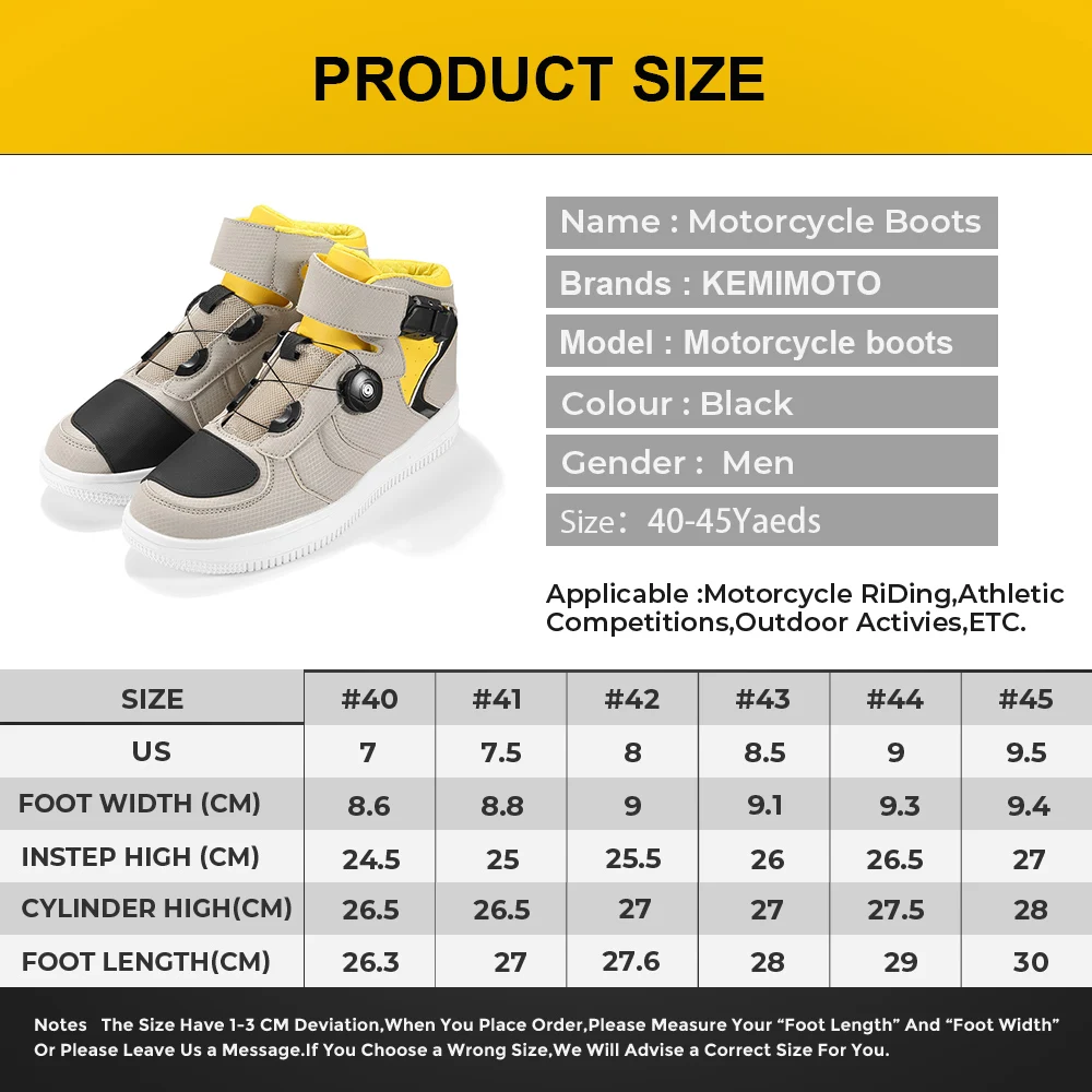 Motocross Riding Boots Men Motorcycle Casual Spiral Daily Shoes Microfiber Touring Locomotive Waterproof Anti-slip Breathable