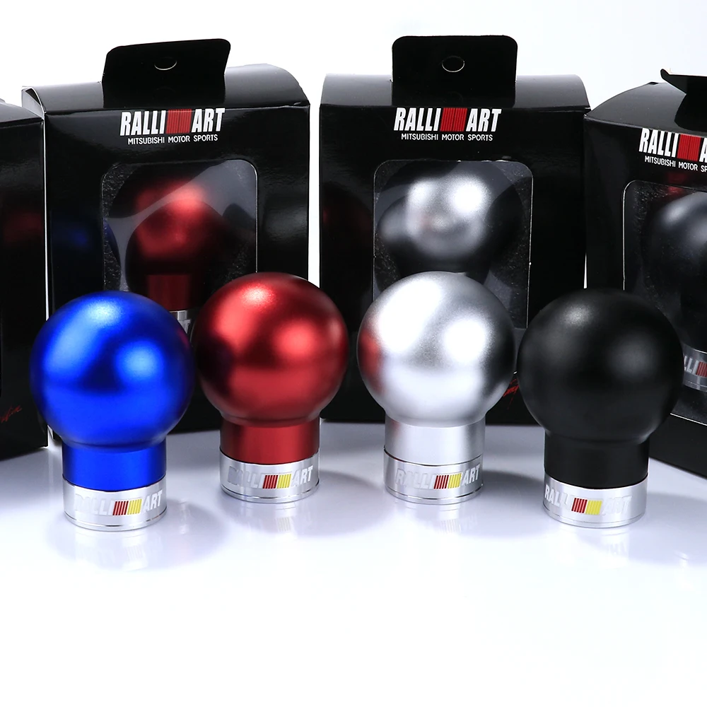 New Ralliart Manual Transmission Gear Shift Knob Aluminum Shifter Stick
