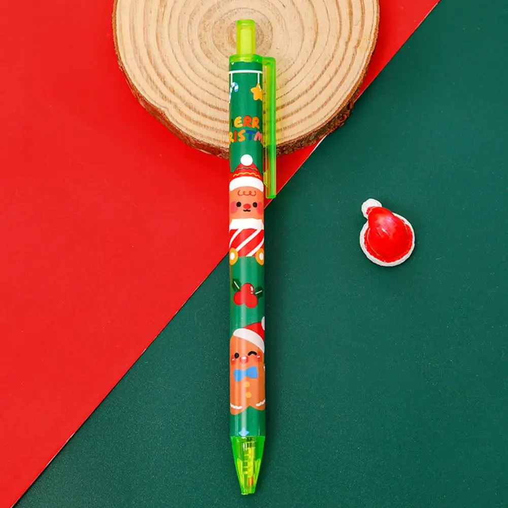 Penne Gel Da Scrittura Penne A Sfera Natalizie Vibranti Con Motivi Squisiti Penne Gel A Punta Ultra Fine Per Scrivere Colori Vivaci