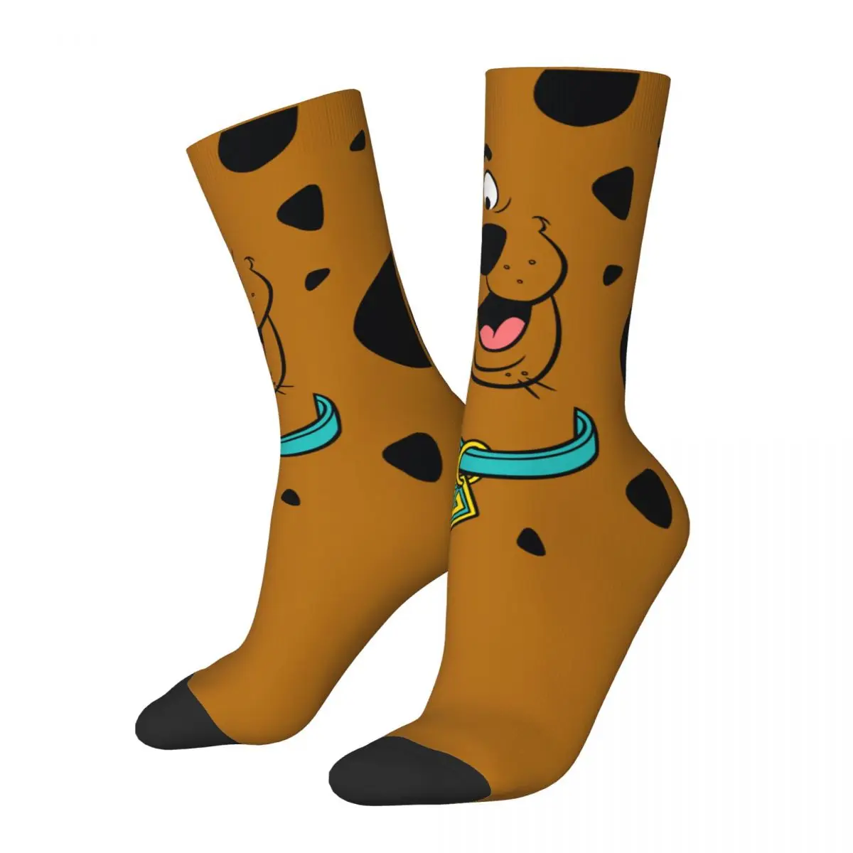 

Fashion Scooby Dog Skateboard Socks Doo Cartoon Polyester Long Socks for Unisex