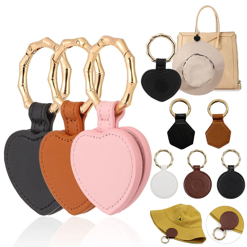 Travel Hat Clip PU Leather Hat Clip For Handbag Backpack Purse