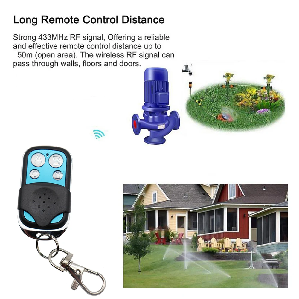 4 Buttons 433.92 Mhz Garage Gate Door Opener Duplicator Copy Remote Controller 433MHZ Remote Control Clone Cloning Code Car_voghion.com