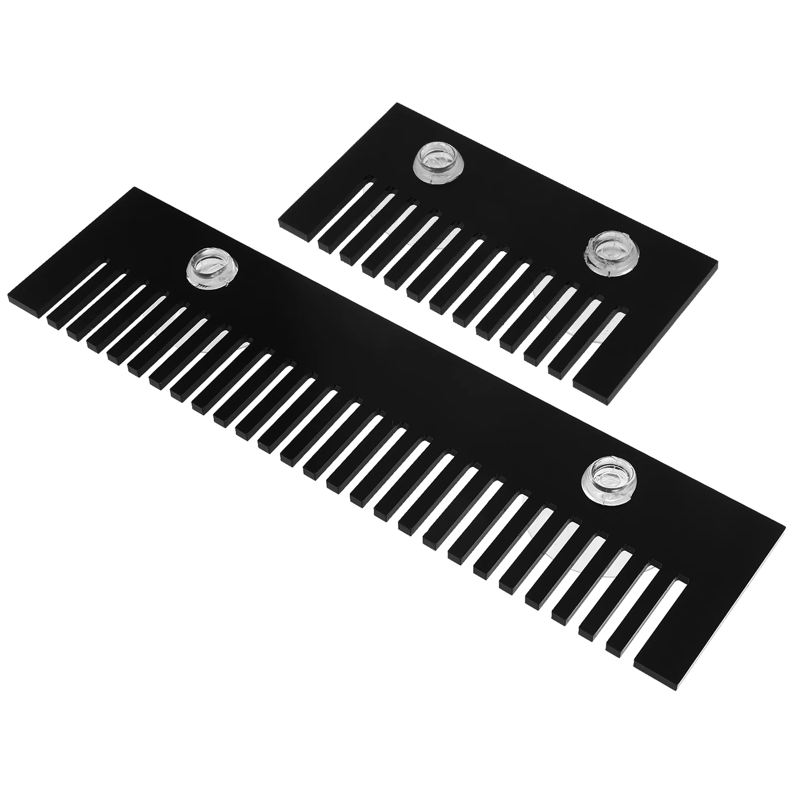 2 Pcs Black Acrylic Overflow Comb For Fish Tank Prevent Overflow Aquarium Supply Pet Products Aquatic Equipment