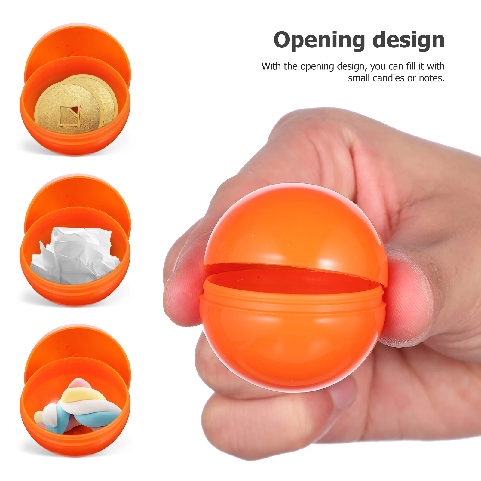 25 Pcs Ball Seamless Lottery Balls Party Activity Props Label Sphere for Game Plastic Raffle Drawing Child