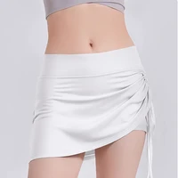 Women's Yoga Shorts Fake Two Piece Sports Pants Skirt Elastic Hip Lifting Slim Fit Gym Sports Short Leggings Yoga Shorts - Image 4