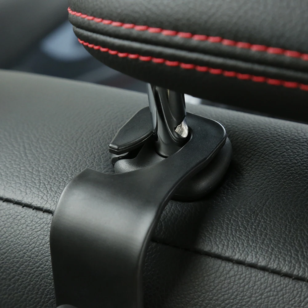 Car coat hanger Car hook 4/2/1 PCS Car Seat Back Hook Hanger Storage Bag Purse Clothes Coats Organizer Headrest Holder Car Interior Accessories