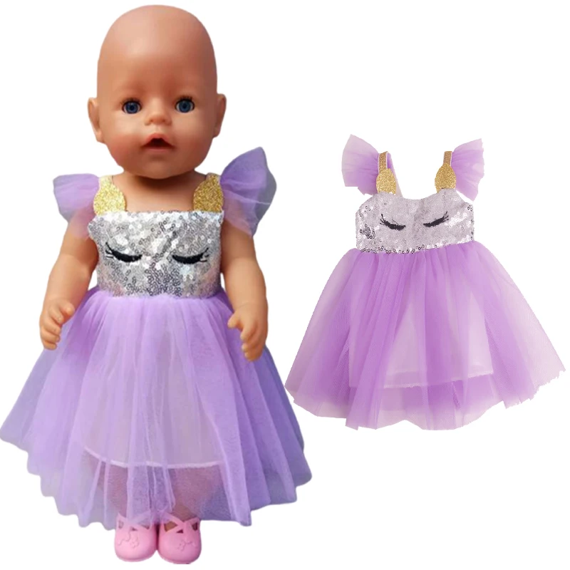 Doll Clothes Barbie Doll Clothes 17 Inch Baby Doll Ballet Lace Dress 18 Inch Doll Dress Clothes