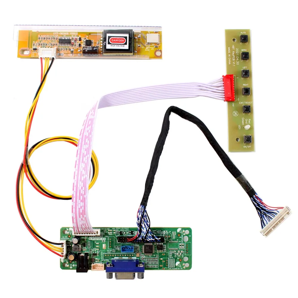 

VGA LCD Controller Board For 15.4" 17inch LTN170WP LTN154P11680x1050 LCD Screen