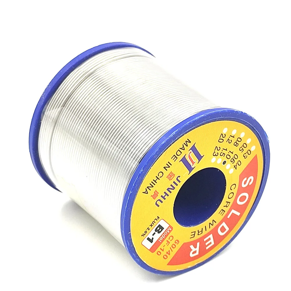 Solder Wire Tin 500G/100G/50G 0.5/0.6/0.8/1.0/1.2/1.5/2.0mm Roll Clean Rosin Welding Core Flux Reel Tube
