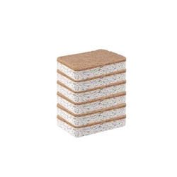Eco-Friendly Biodegradable Coconut Cellulose Scrubbing Sponge Set - 6 Pieces (B)