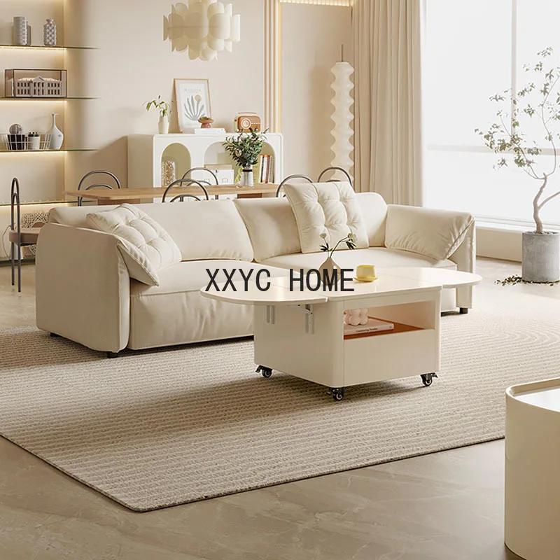 

Скандинавские белые журнальные столики, минималистичные роскошные овальные журнальные столики для спальни, современный дизайн, домашняя мебель с басами