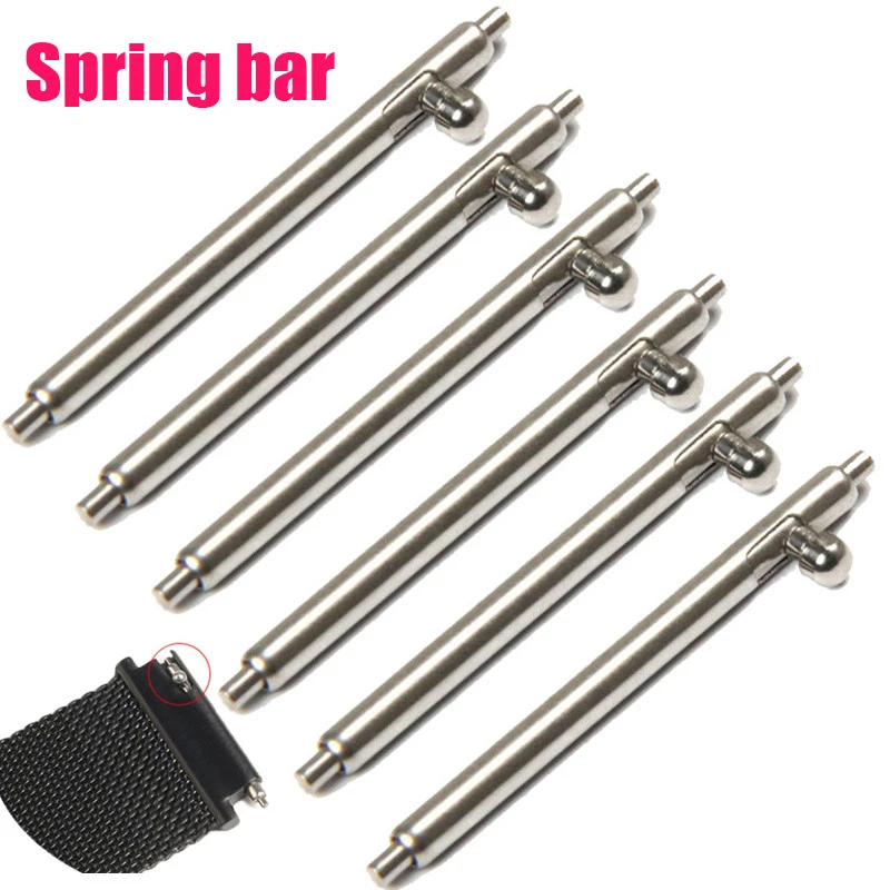 Stainless Steel Watch Band Spring Bars 20mm Watch Band Quick Release