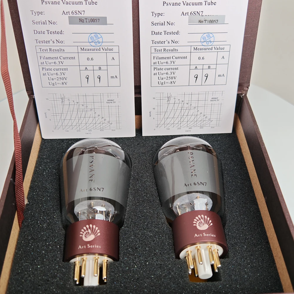 PSVANE ART 6SN7 Vacuum Tube HIFI Audio Valve Upgrade 6SN7 CV181 6N8P 6H8C 6SN7GT 5692 Electron Tube Amplifier Kit Diy Matched 2