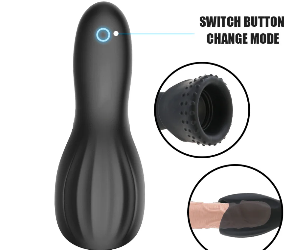 Automatic Male Masturbators Cup Masturbator Vibrating Pussy Vaginas For Men Blowjob Stroker Penis Stimulation Sex Toy