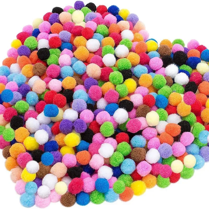 thumbnail image 1 of Bolas de piel de pompón de 8/10/15/20/25/30 mm, pompones suaves y esponjosos, pompones multicolores, bolas de piel, pompones de alta elasticidad, suministros creativos para manualidades, 1 of 4
