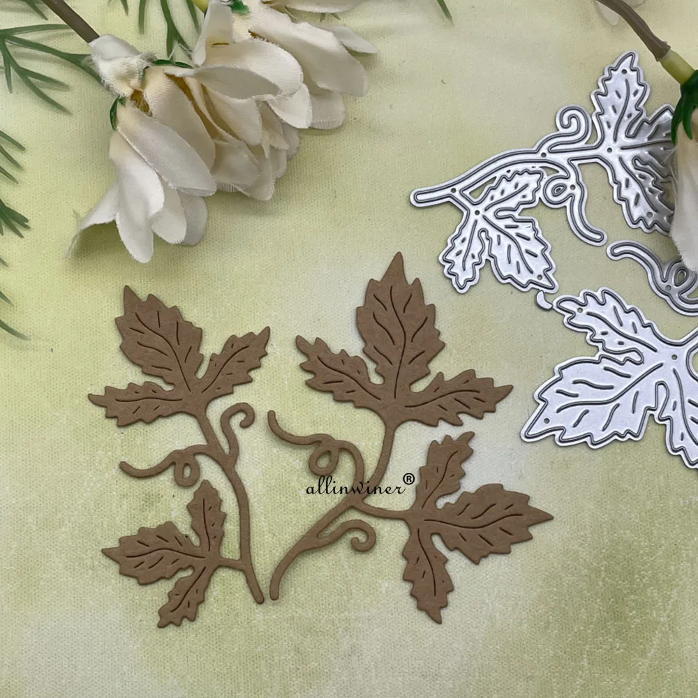 화환 잎 레이스 금속 절단 다이 스텐실 DIY Scrapbooking 장식 엠보싱 공예 다이 커팅 템플릿