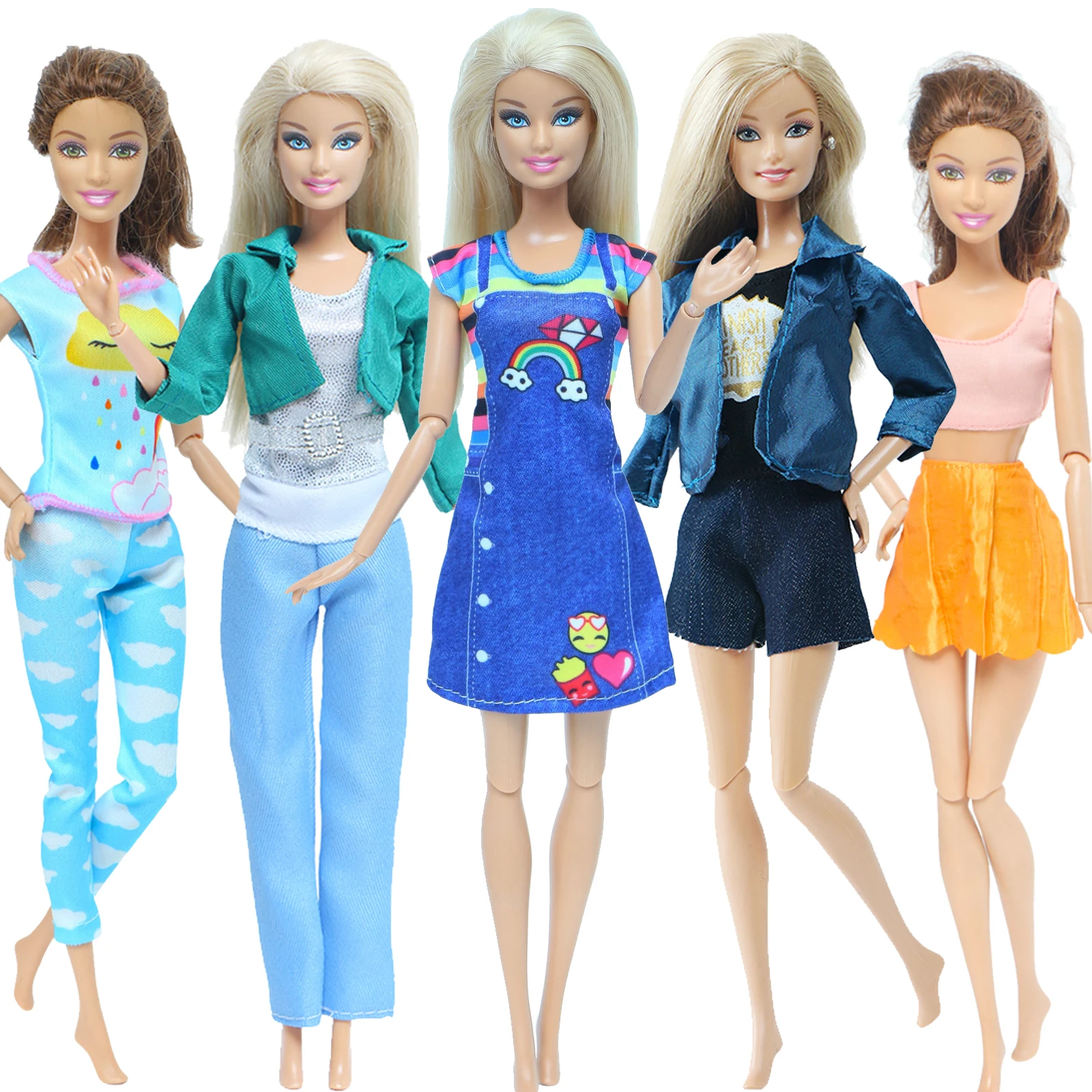 Doll Outfit Shirt Long Pants for Barbie Doll Accessories Baby Girl DIY Toy doll accessories doll clothes doll clothes accessories barbie doll clothes