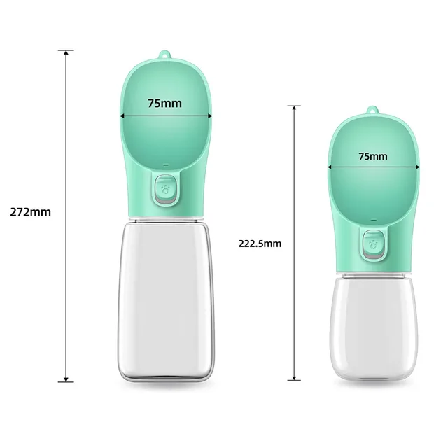 Portable Dog Water Bottle Food and Water Container For Dog Pets Feeder Bowl Outdoor Travel Drinking Bowls Water Dispenser 5