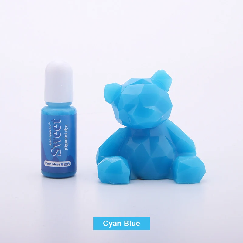 Vibrant 10ML Solid Color Resin Pigment for DIY Crafts and Jewelry Making