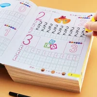 32 Pages Writing Learning Alphabet Math Numbers For Kids Children's kindergarten Exercises Calligraphy Practice Books 1