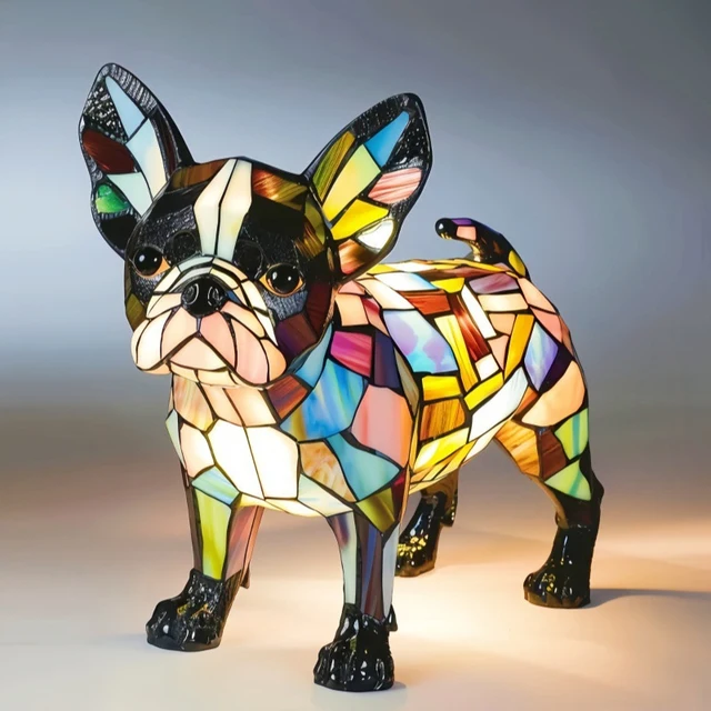 Nouveau Animal résine veilleuse LED lampe de chevet mignon lampe de chevet pour salon chambre veilleuse décoration de la maison cadeau 2025 5
