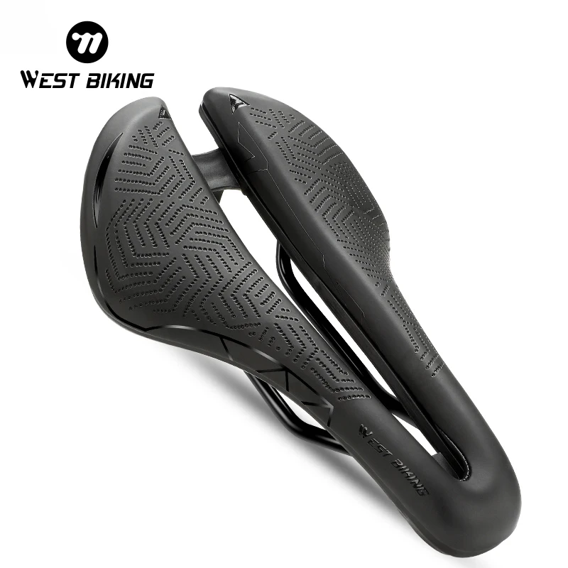 Sella WEST BIKING Impermeabile Nera Per Bici Da Strada E Mountain Bike, 250x142mm