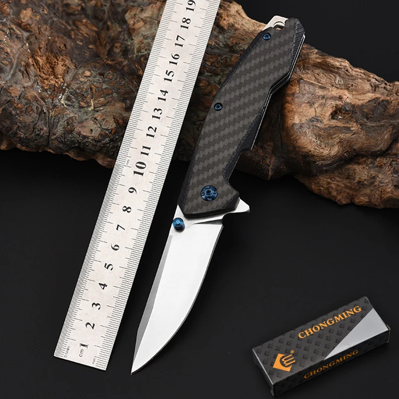 Folding Knife Camping Knifes 8Cr13MoV Steel Jackknife Outdoor Survival