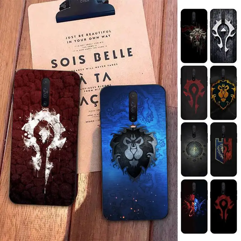 W-World Of W-Warcraft W-Wow Custodia Per Telefono Per Redmi 9 5 S2 K30Pro Fundas In Silicone Per Redmi 8 7 7A Note 5 5A