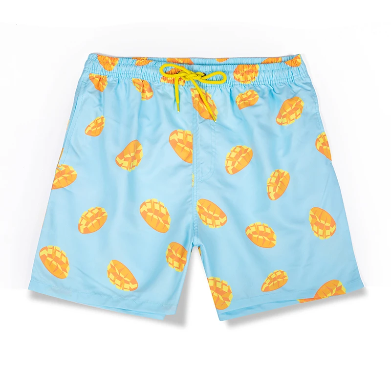 Summer Fruit Print Workout Shorts Pattern Beach Shorts Men Loose Drawstring Sports Shorts Men Board Shorts Men Clothing Casual mens casual shorts