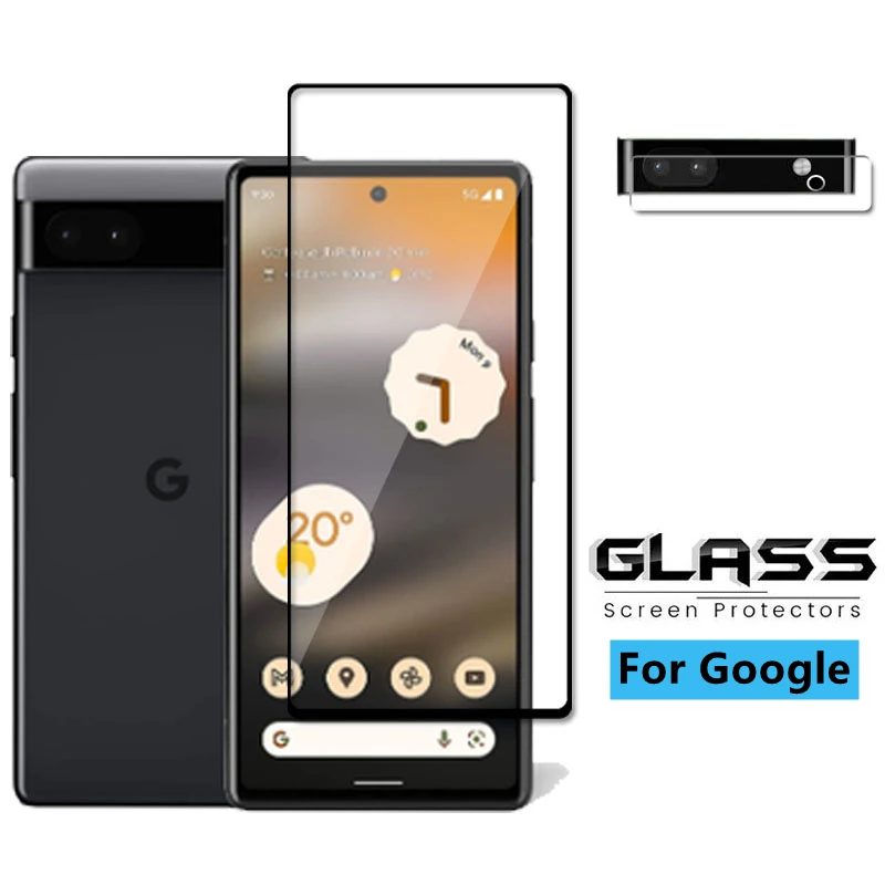 Full Cover Glass Google Pixel 6A Screen Protector Pixel 6A 6 7 Pro Pellicola Protettiva Per Lenti In Vetro Temperato Google Pixel 6A