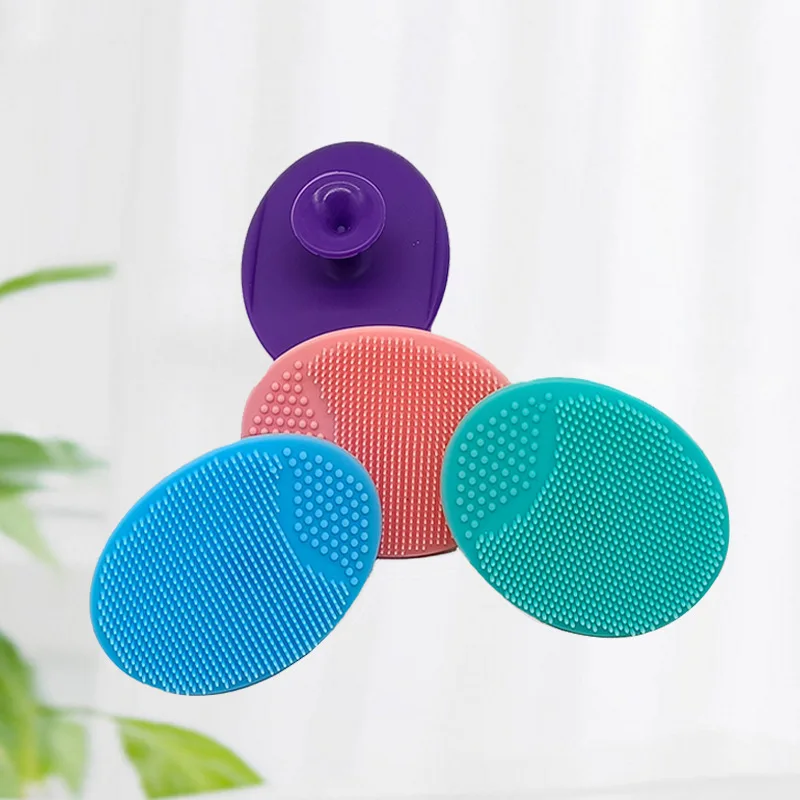 Baby Brush Silicone Shampoo Brush for Baby Infant Bathing Soft Silicone Boys Kids Shower Brush Head Hair Washing Massage Brushes Wipe Comb